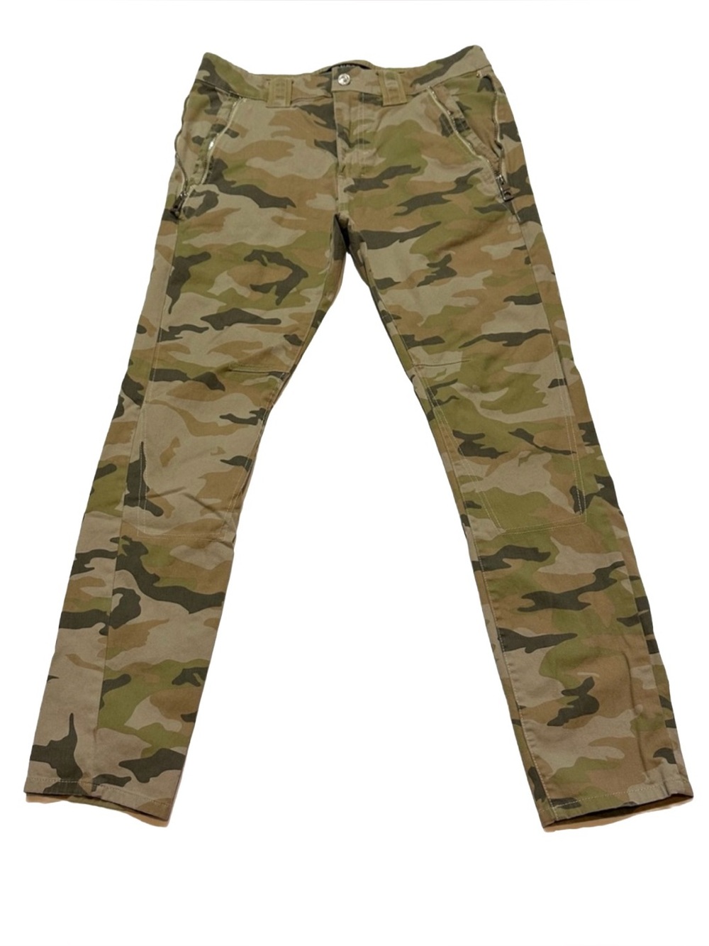 GUESS Men’s Camo Utility Pants Y2K Streetwear Military Grunge